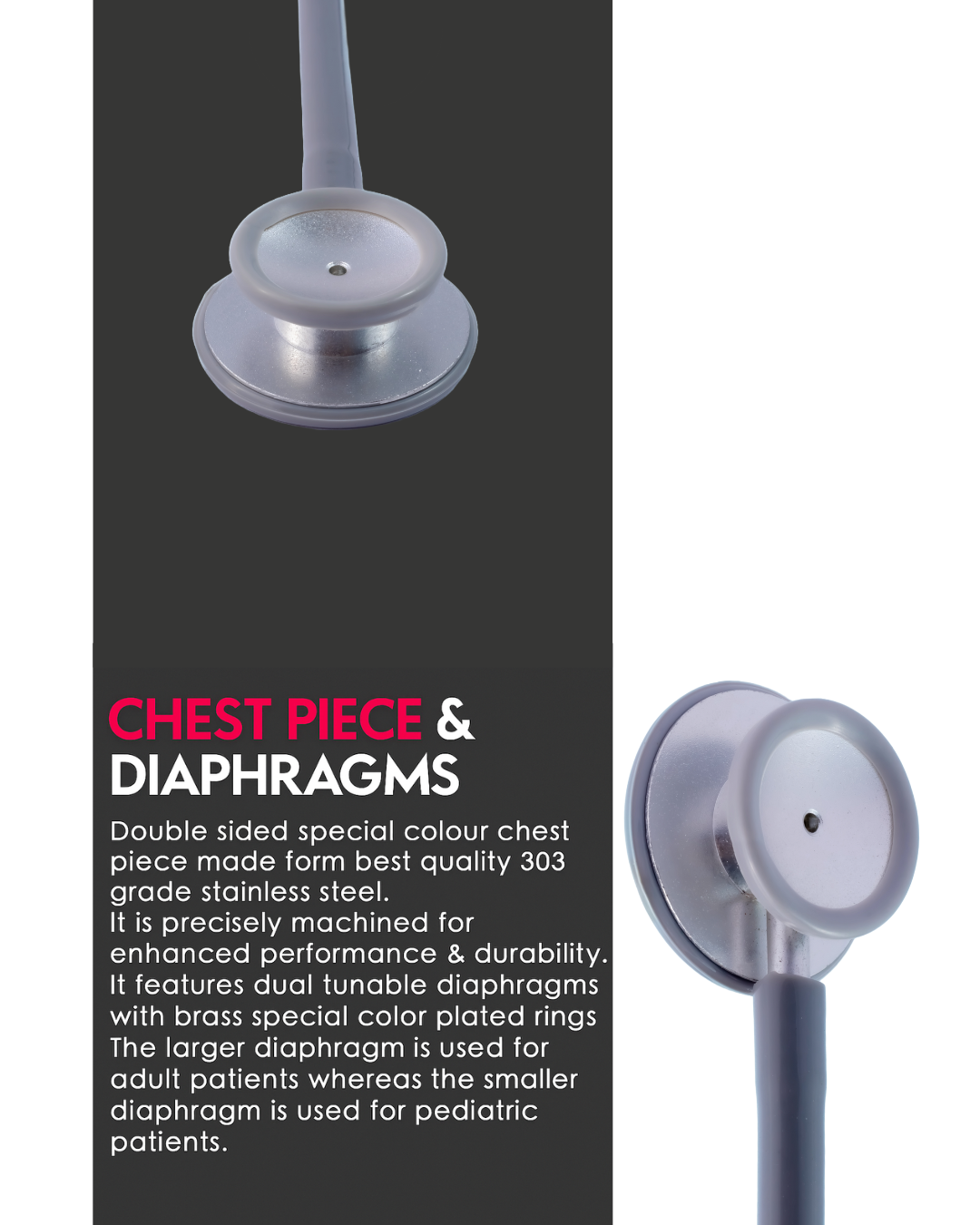 PROSTETH ELITE I CARDIX SS Stainless Steel Stethoscope