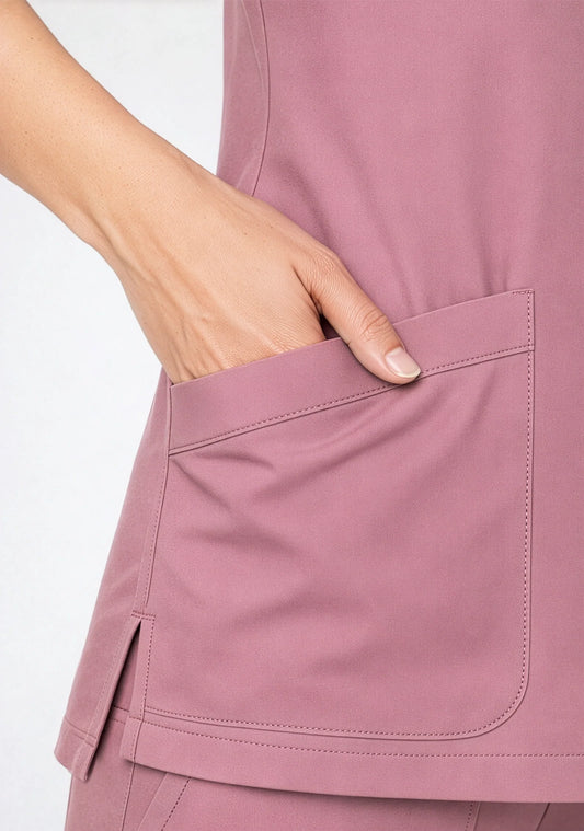 Classic Women's Nurse (Pastel Pink) Scrub