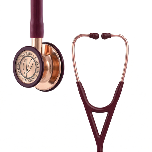 PROSTETH ELITE I SS Stainless Steel Stethoscope - Rose Gold II + Free Thermometer
