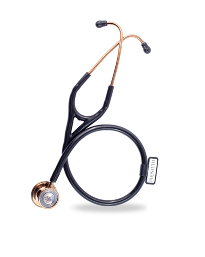 PROSTETH ELITE I SS Stainless Steel Stethoscope - Rose Gold + Free Thermometer