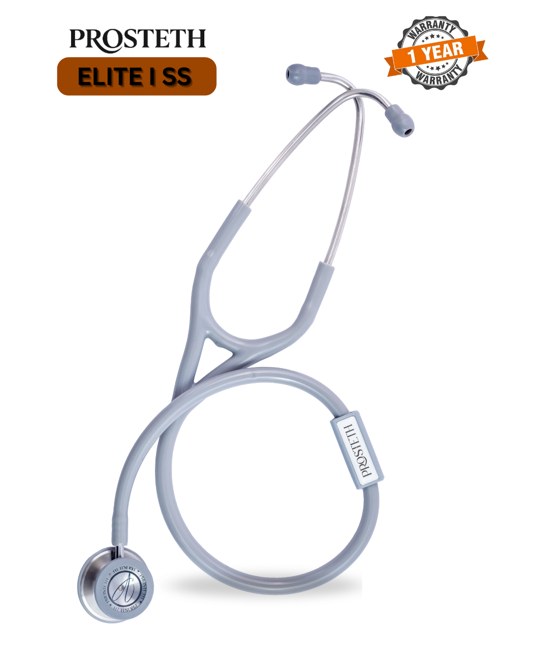 PROSTETH ELITE I PRO CARDIO SS Stainless Steel Stethoscope + Free Thermometer