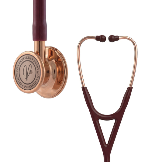 PROSTETH ELITE I SS Stainless Steel Stethoscope - Rose Gold + Free Thermometer