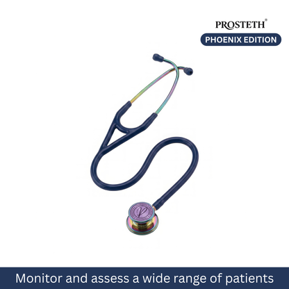 PROSTETH ELITE I SS Stainless Steel Stethoscope - Phoenix Edition + Free Thermometer