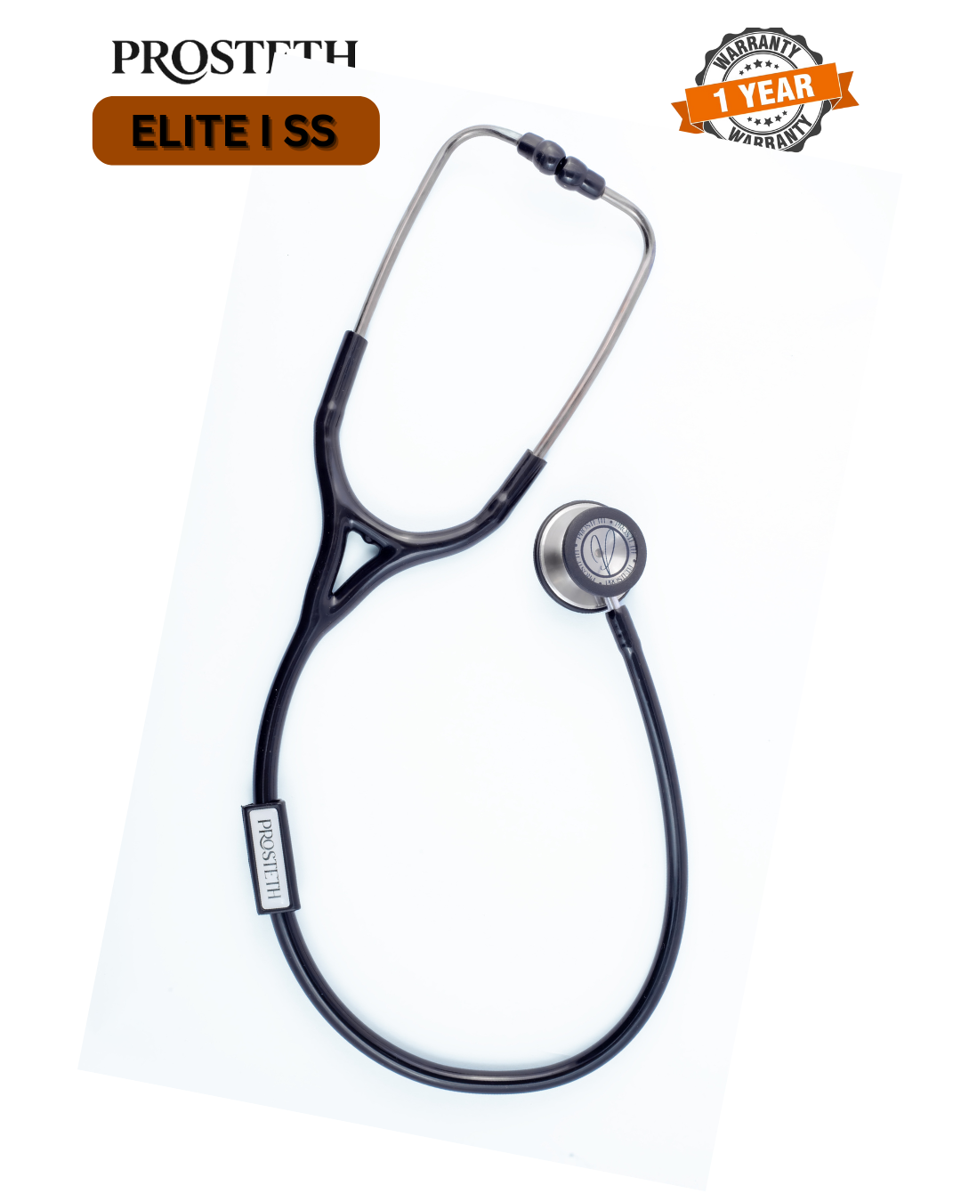 PROSTETH ELITE I PRO CARDIO SS Stainless Steel Stethoscope + Free Thermometer