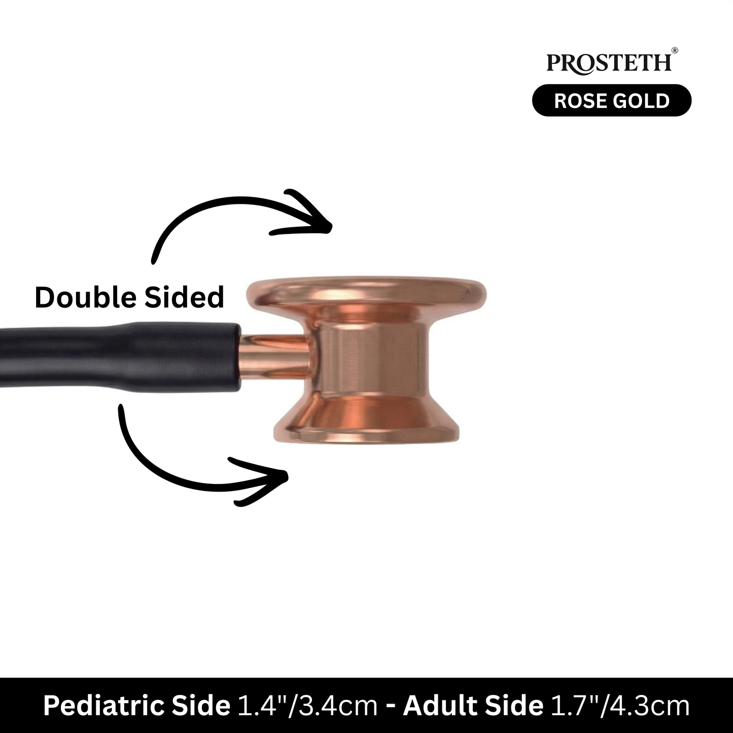 PROSTETH ELITE I SS Stainless Steel Stethoscope + Free Thermometer