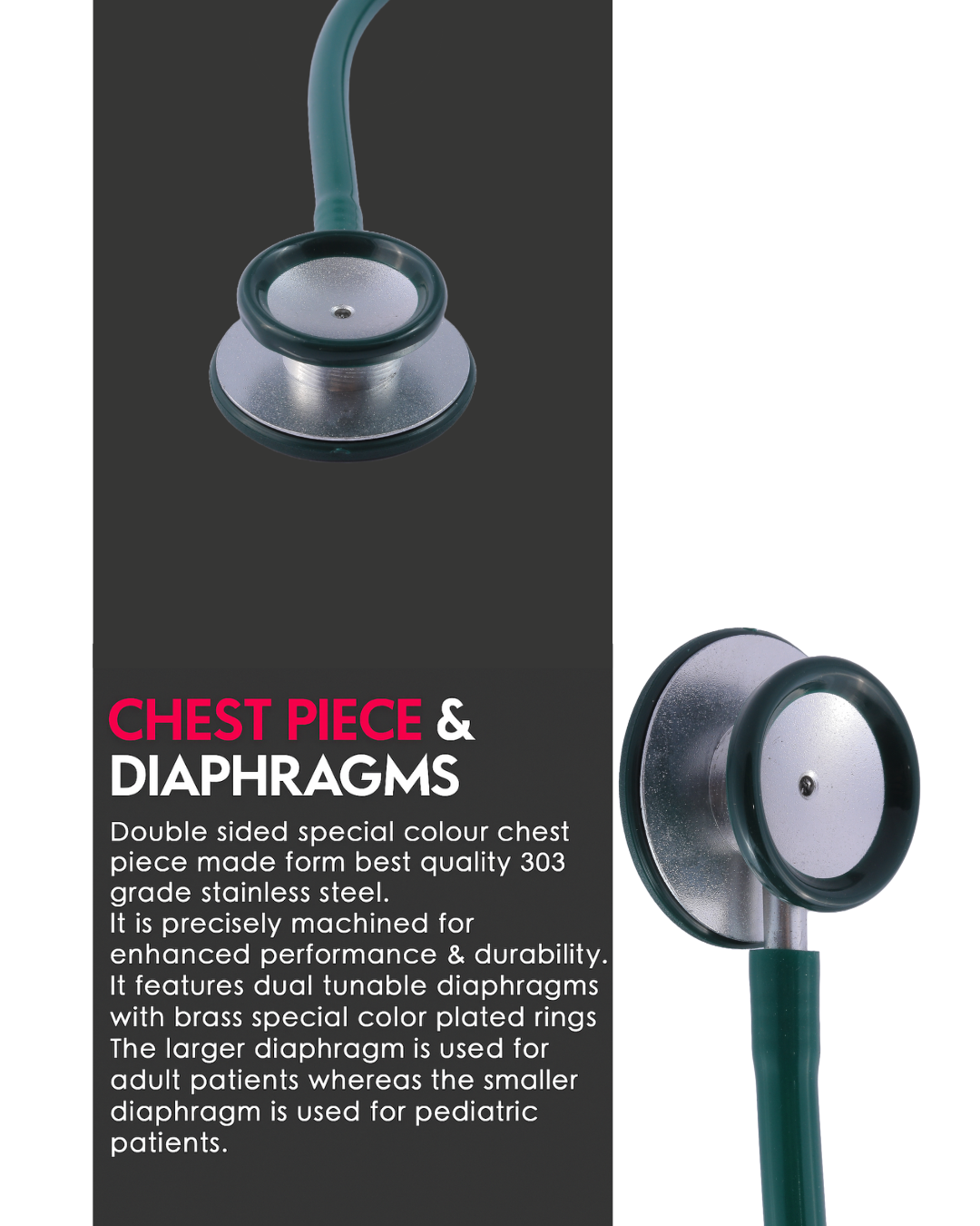 PROSTETH ELITE I CARDIX SS Stainless Steel Stethoscope