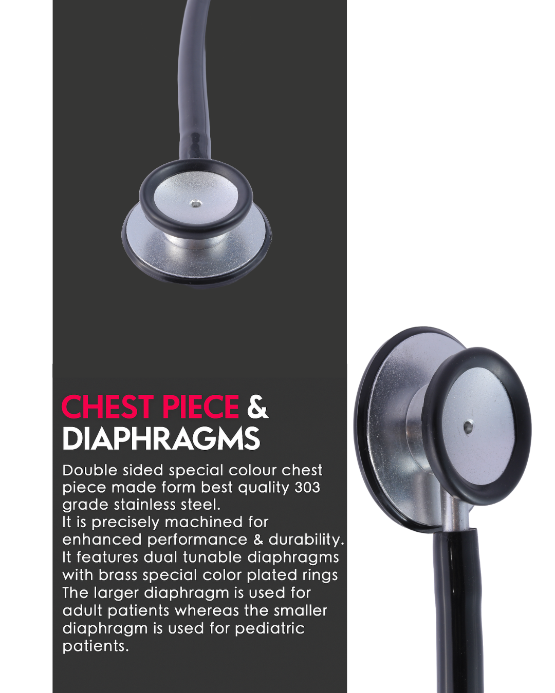 PROSTETH ELITE I CARDIX SS Stainless Steel Stethoscope
