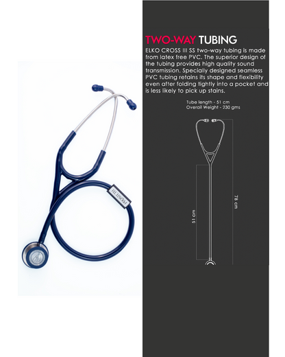 PROSTETH ELITE I PRO CARDIO SS Stainless Steel Stethoscope + Free Thermometer