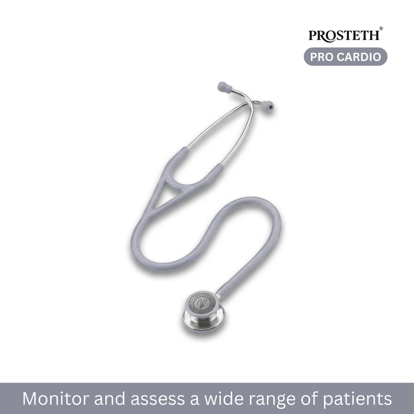 PROSTETH ELITE I PRO CARDIO SS Stainless Steel Stethoscope + Free Thermometer