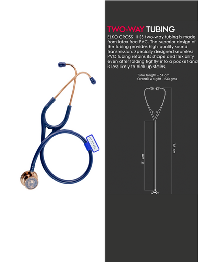 PROSTETH ELITE I SS Stainless Steel Stethoscope - Rose Gold