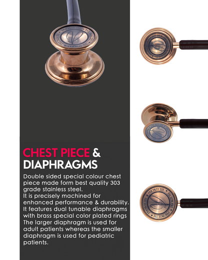 PROSTETH ELITE I SS Stainless Steel Stethoscope - Rose Gold