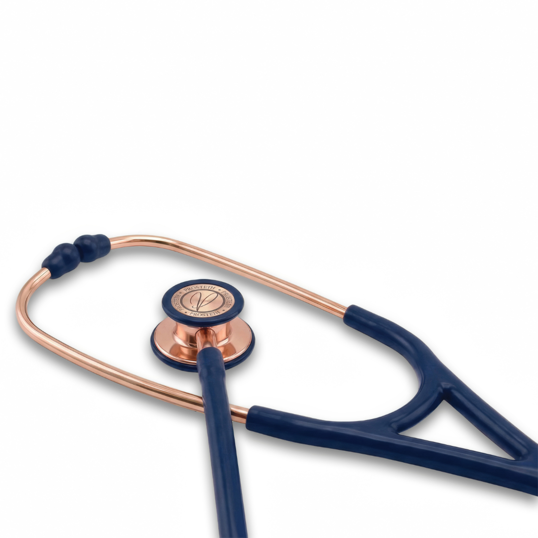 PROSTETH ELITE I SS Stainless Steel Stethoscope - Rose Gold II + Free Thermometer