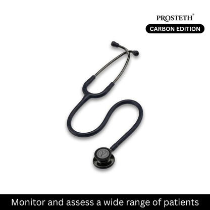 PROSTETH SIGNATURE X - CARBON BLACK EDITION STETHOSCOPE + FREE THERMOMETER