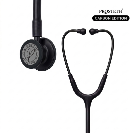 PROSTETH SIGNATURE X - CARBON BLACK EDITION STETHOSCOPE + FREE THERMOMETER