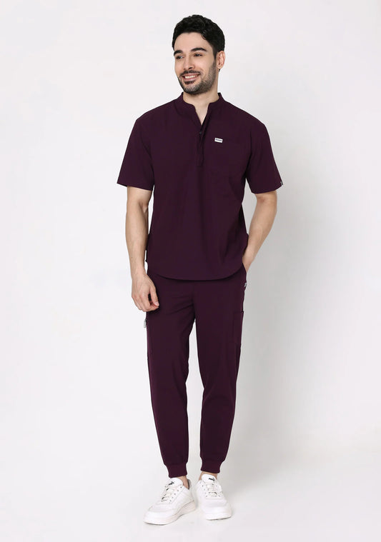 Prosteth Lite Men's Mandarin Collar Scrubs