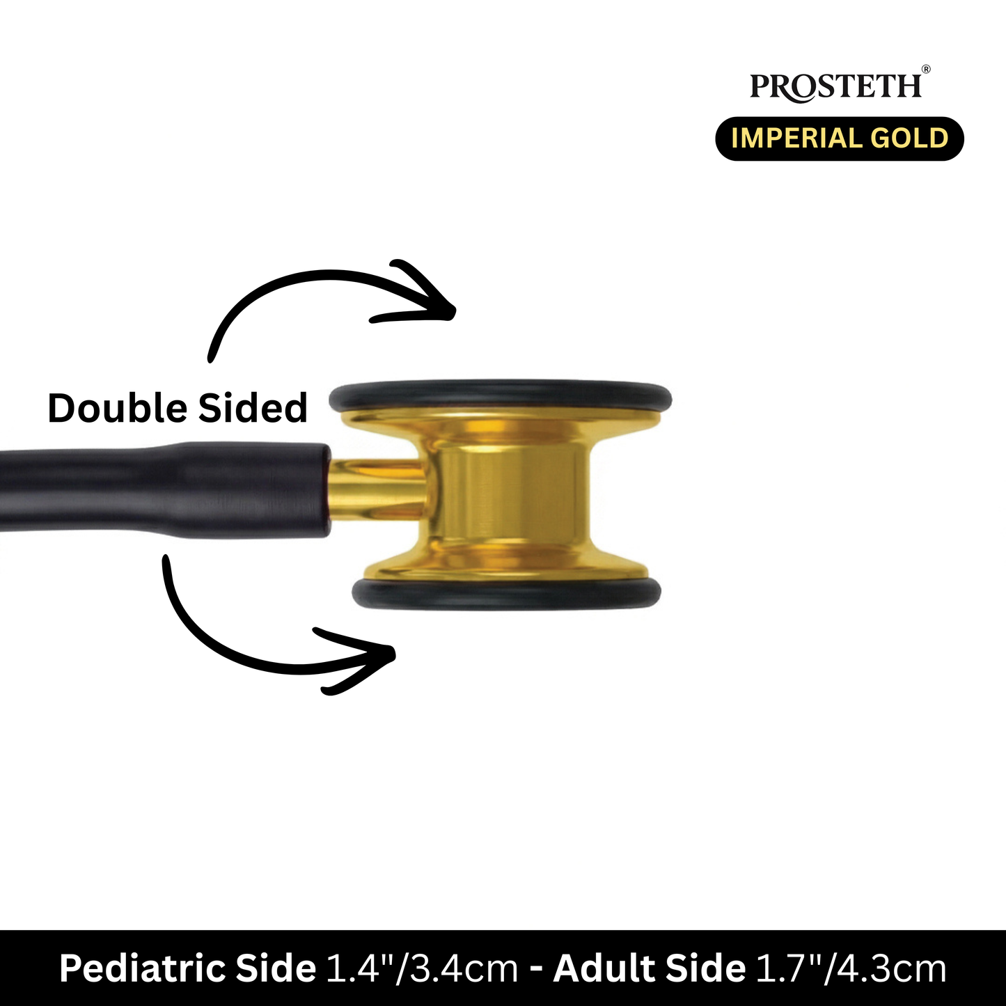 PROSTETH SIGNATURE X - IMPERIAL GOLD EDITION STETHOSCOPE + FREE THERMOMETER