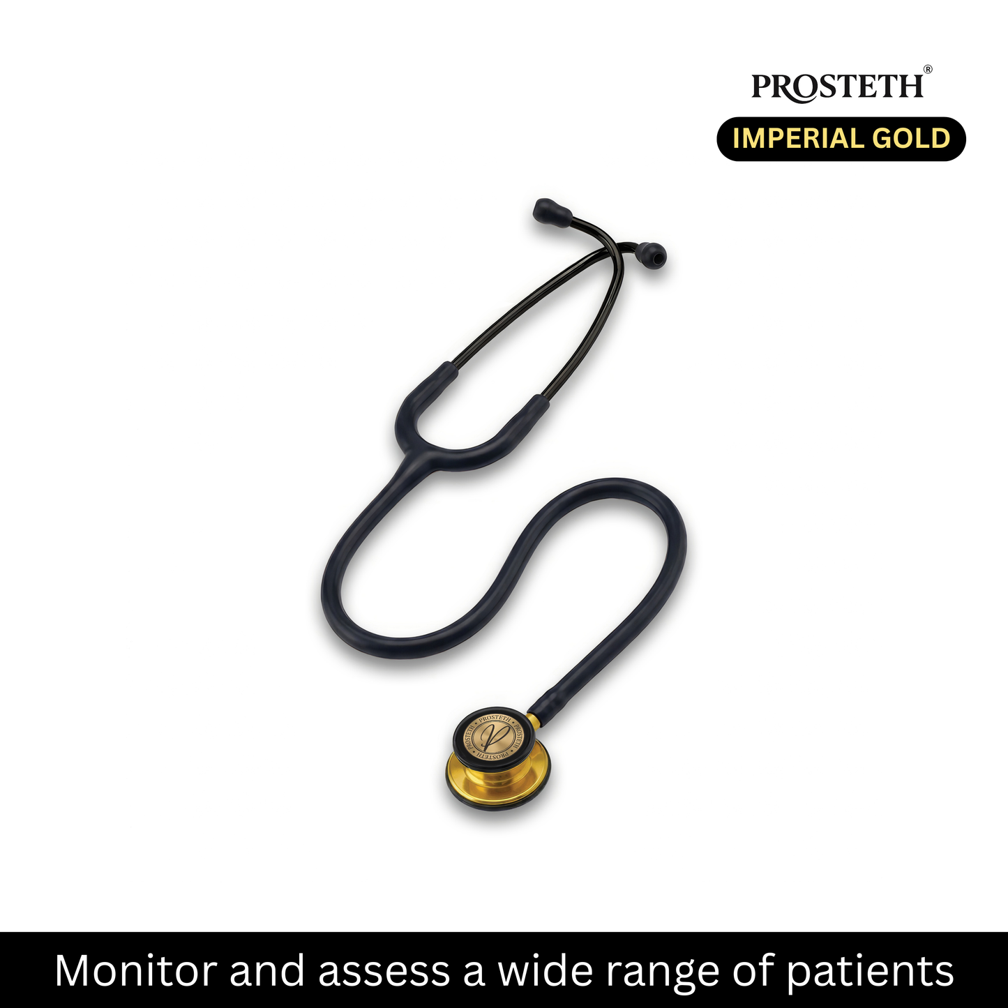 PROSTETH SIGNATURE X - IMPERIAL GOLD EDITION STETHOSCOPE + FREE THERMOMETER
