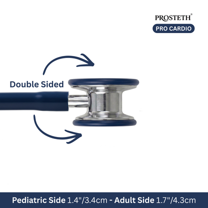 PROSTETH ELITE I PRO CARDIO SS Stainless Steel Stethoscope + Free Thermometer