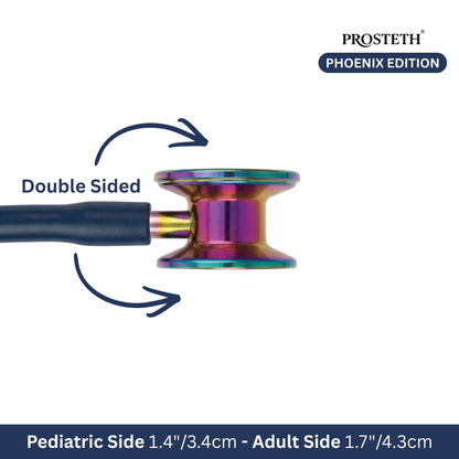 PROSTETH ELITE I SS Stainless Steel Stethoscope - Phoenix Edition + Free Thermometer