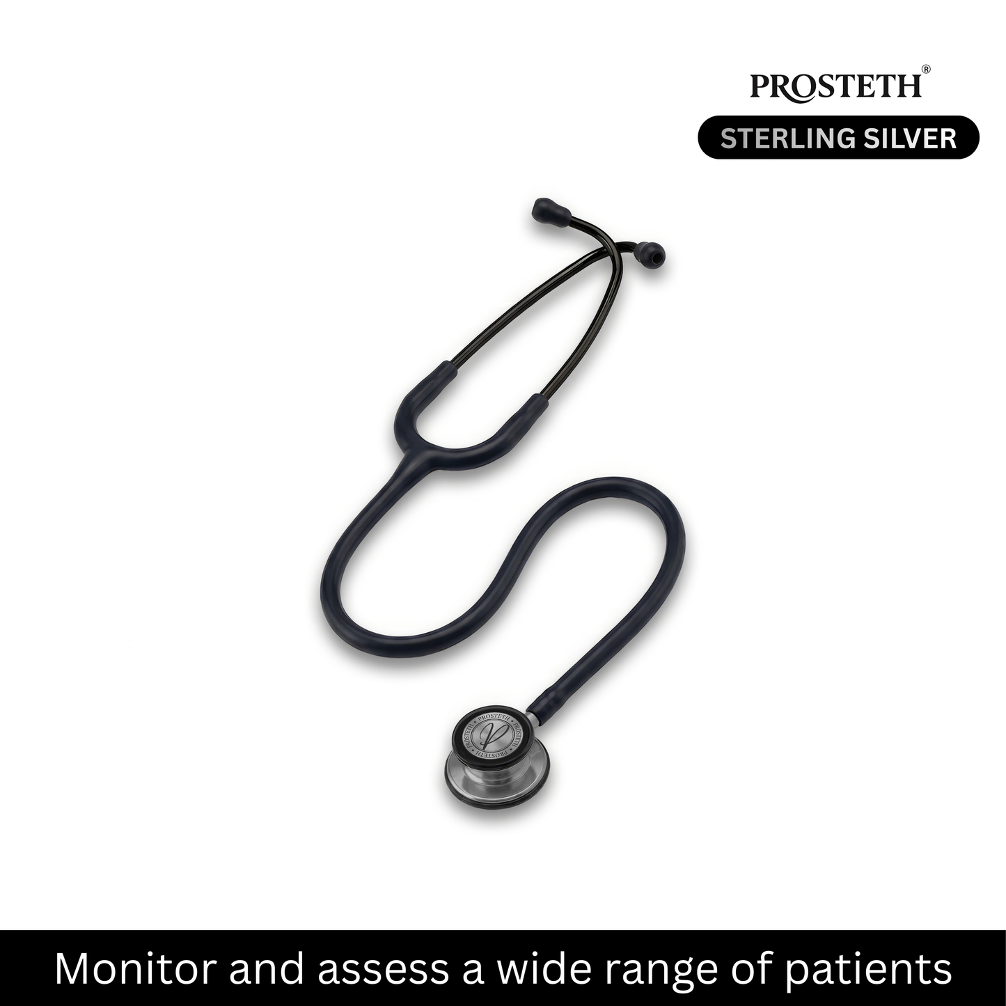 PROSTETH SIGNATURE X - STERLING SILVER EDITION STETHOSCOPE + FREE THERMOMETER